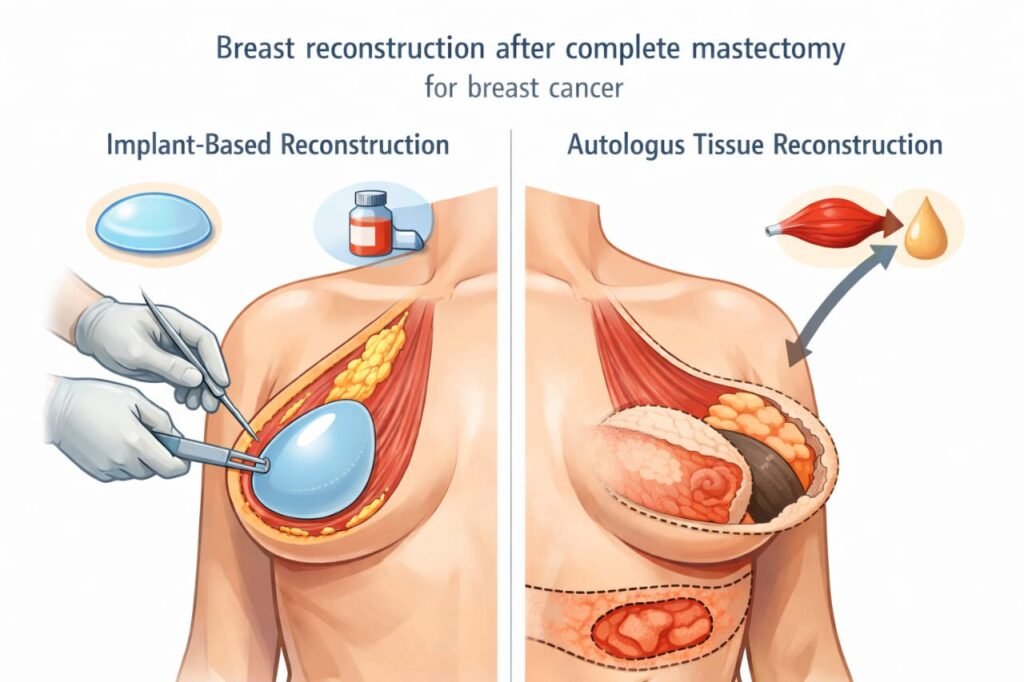 श्री महंत इन्दिरेश अस्पताल में स्तन कैंसर पीड़ित महिला का पूरा स्तन हटाकर बनाया नया स्तन , पाँच घंटे चली जटिल सर्जरी 