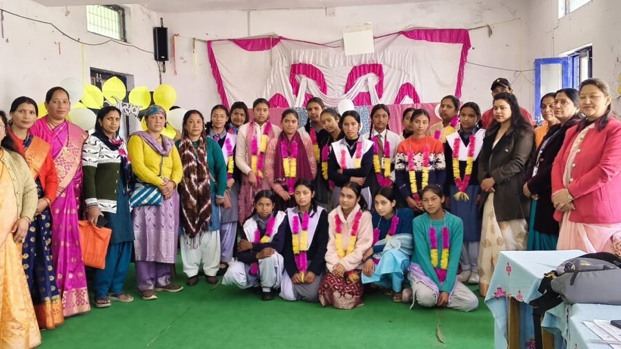 जीजीआईसी ज्योतिर्मठ में प्रवेश उत्सव की धूम